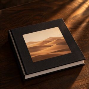 The Signature Square, a VELLAINE lay-flat book